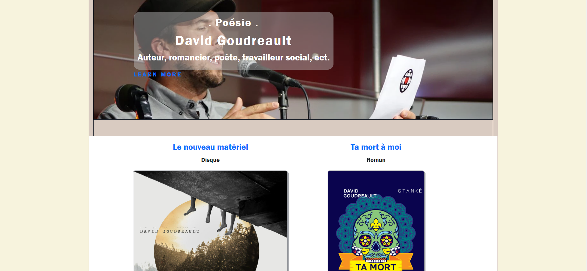 Top David Goudreault's webpage